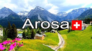 AROSA SWITZERLAND WALKING TOUR [upl. by Mil]