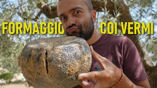 Proviamo il CASU MARZU il formaggio sardo illegale coi VERMI  Ep 14 🧀🐛 [upl. by Nemhauser]