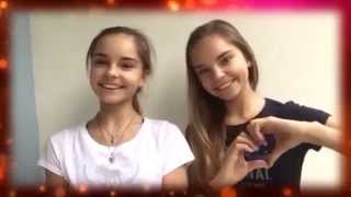 Sisters Averins Dina and Arina Happy Birthday Dear Group2015 [upl. by Bannasch]