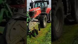 silage cover ☘️🚜 farming [upl. by Westney]