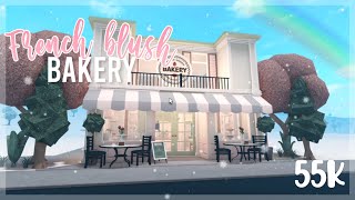 French blush bakery  BLOXBURG SPEEDBUILD  Rxsielle [upl. by Katzir]