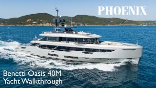 PHOENIX Yacht  BENETTI OASIS 40M YACHT FULL WALKTHROUGH [upl. by Tihw]