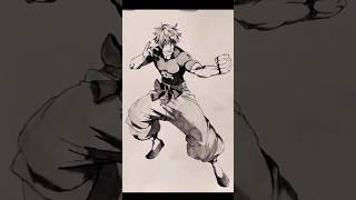 Speed drawing Gojo SATORU shortvideo danidrawingid [upl. by Radec]