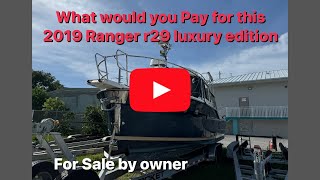 2019 RANGER TUG Luxury edition😉1000 Comments 911 what would you Pay For This Boat No Bull 💩 [upl. by Aerised653]