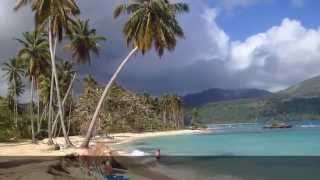 Samana Dominican Republic 2014  El Limon Playa Rincon Grand Paradise Samana whale watching [upl. by Aicinod]