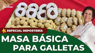 MASA BÁSICA PARA VARIEDAD DE GALLETAS [upl. by Airtemed]