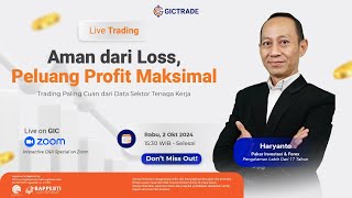 Aman dari Loss Peluang Profit Maksimal  Live Trading 2 Oktober 2024 [upl. by Notserp]