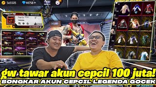 REVIEW AKUN CEPCIL MAU GW BELI 100JUTA TERNYATA BANYAK ITEM OLD LANGKA CUY [upl. by Harobed]