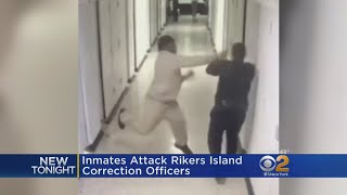 Inmates Attack Rikers Island Correction Officers [upl. by Barclay]