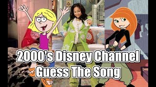 2000s Disney Channel  Guess The Song  CAN YOU GUESS THEM [upl. by Nylidam]