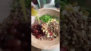 VEGAN TUNA PASTA SALAD 🌱  Healthy amp Delicious PlantBased Recipe healthyeating plantbasedeats [upl. by True]