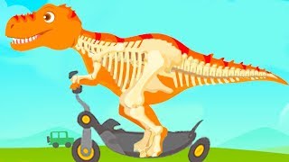 Jurassic Dig  Find Dinosaur Bones With Cute Vehicles  Fun Dino Simulator Games For Kids [upl. by Asemaj]