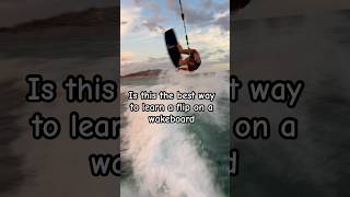 Is this the best way to learn a flip on a wakeboard lake wakeboard [upl. by Hallagan765]