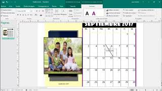 COMO HACER UN CALENDARIO CON PUBLISHER [upl. by Paehpos]