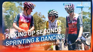 SANTOS TOUR DOWN 2024  Stage 2 Women I Liv AlUla Jayco [upl. by Keeley]