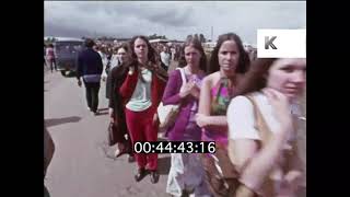 1960s Hippy Girls Queue for Music Festival [upl. by Georgina]