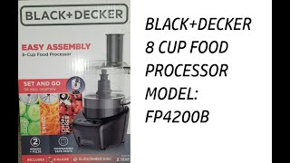 Black  Decker Food Processor Review [upl. by Andris]