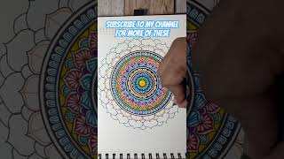 How to draw Mandala for Beginners  color mandala  mandala [upl. by Akelam281]