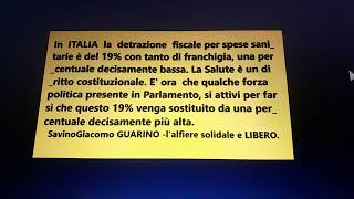 Aumentare la detrazione per spese MEDICHE lattuale 19  franchigia è decisamente basso [upl. by Cawley]