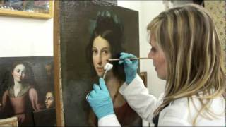 fine art restoration workshop in italy [upl. by Eskil562]