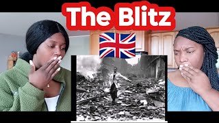 Americans React and Learn about  THE BLITZ [upl. by Kaslik]