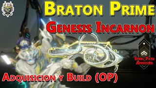 Warframe Braton Prime Genesis Incarnon como conseguirla y Buildearla [upl. by Rock100]