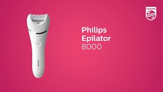 BRE71000 Epilator Series 8000Wet amp Dry epilator BRE71000 [upl. by Thaxter]