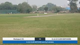 Live Cricket Match  Mainpuri X1 vs GGN CLUB MATHURA  14Nov24 0945 AM 20 overs  10th All Indi [upl. by Conrad21]