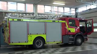 Cheshire Fire amp Rescue Service  Crewe Turnout Tones [upl. by Picardi]