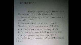 MonPlanMaths  cercle circonscrit  triangle rectangle  théorème pythagore  3ème [upl. by Stephi485]