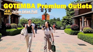 GOTEMBA PREMIUM OUTLETS ‼️ Full one hour jalanjalan berkeliling Jepang walking around Japan❗ [upl. by Adnauq]