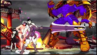 VEGATRON vs KYOUKO amp CATTLEY AX The King of Fighter [upl. by Ivek990]