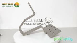 Solar tile roof hook [upl. by Elisabet810]