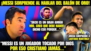 🚨¡VAYA ¡MIRA LO QUE DECO DIJO SOBRE MESSI EN COMPARACIÓN CON CR7 Y SOBRE EL BALÓN DE ORO HOY [upl. by Suiravad]