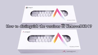 ✍✍✍How to distinguish the versions of KemoveDK61 kemove keyboard mechanicalkeyboard [upl. by Rakso]