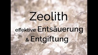 ZeolithKlinoptilolith  effektive Entsäuerung amp Entgiftung DrMichael Vogt amp Walter Häge [upl. by Ahtoelc]