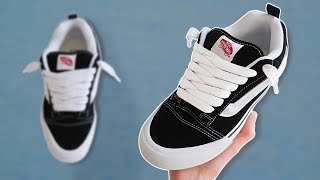 HOW TO LACE VANS KNU SKOOLS 👟🔥 [upl. by Sayre]