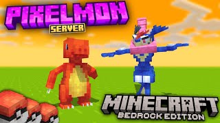 AVOIR UN SERVEUR PIXELMON SUR MINECRAFT BEDROCK  PS4 XBOX SWITCH PC PE [upl. by Naenej]