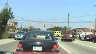 Meadowbrook Rd amp Grand River Ave Accident in Novi MI 09012011 [upl. by Jamnes]