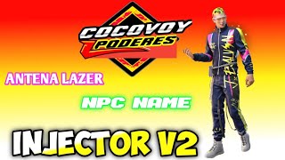 🔥FF INJECTOR ACTUALIZADO V2🔥 PODERES INTERNO👣 NPC NAME MAS LOCALIZACIONES LAZER🌈 [upl. by Couq]