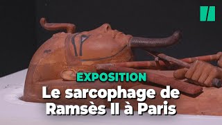 Ramsès II et son sarcophage s’installent à Paris [upl. by Airec]