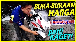 BUKAN HOAX Harga Part GSXR 150 dan GSXS 150 Yang Bikin Kaget  Motovlog 59 [upl. by Tneicniv]