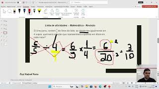Lista de Atividades  Frações e Geometria [upl. by Antsirhc272]