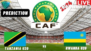 Tanzania vs Rwanda Live Stream CECAFA U20 Africa Nations Cup 2025 Qualifiers Commentary Score [upl. by Eberhard]