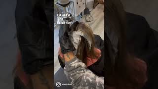 Quick hairstylist foiling tip✨ [upl. by Blinny840]