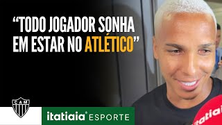 REFORÃ‡O DO ATLÃ‰TICO DEYVERSON DESEMBARCA EM BH PARA ASSINAR ATÃ‰ FIM DE 2025 [upl. by Ruperta]