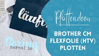 Plotteranleitung  Flexfolie Textilfolie plotten und auf Textilien übertragen [upl. by Rodolfo]