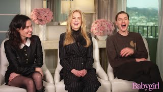 BABYGIRL Interview Nicole Kidman Harris Dickinson Halina Reijn Nicole teases PRACTICAL MAGIC 2 [upl. by Nwadal]