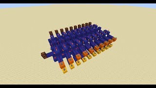 10 Bit Addierer binary add Minecraft Redstone [upl. by Acemaj991]