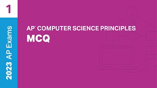 1  MCQ  Practice Sessions  AP Computer Science Principles [upl. by Sirraf]